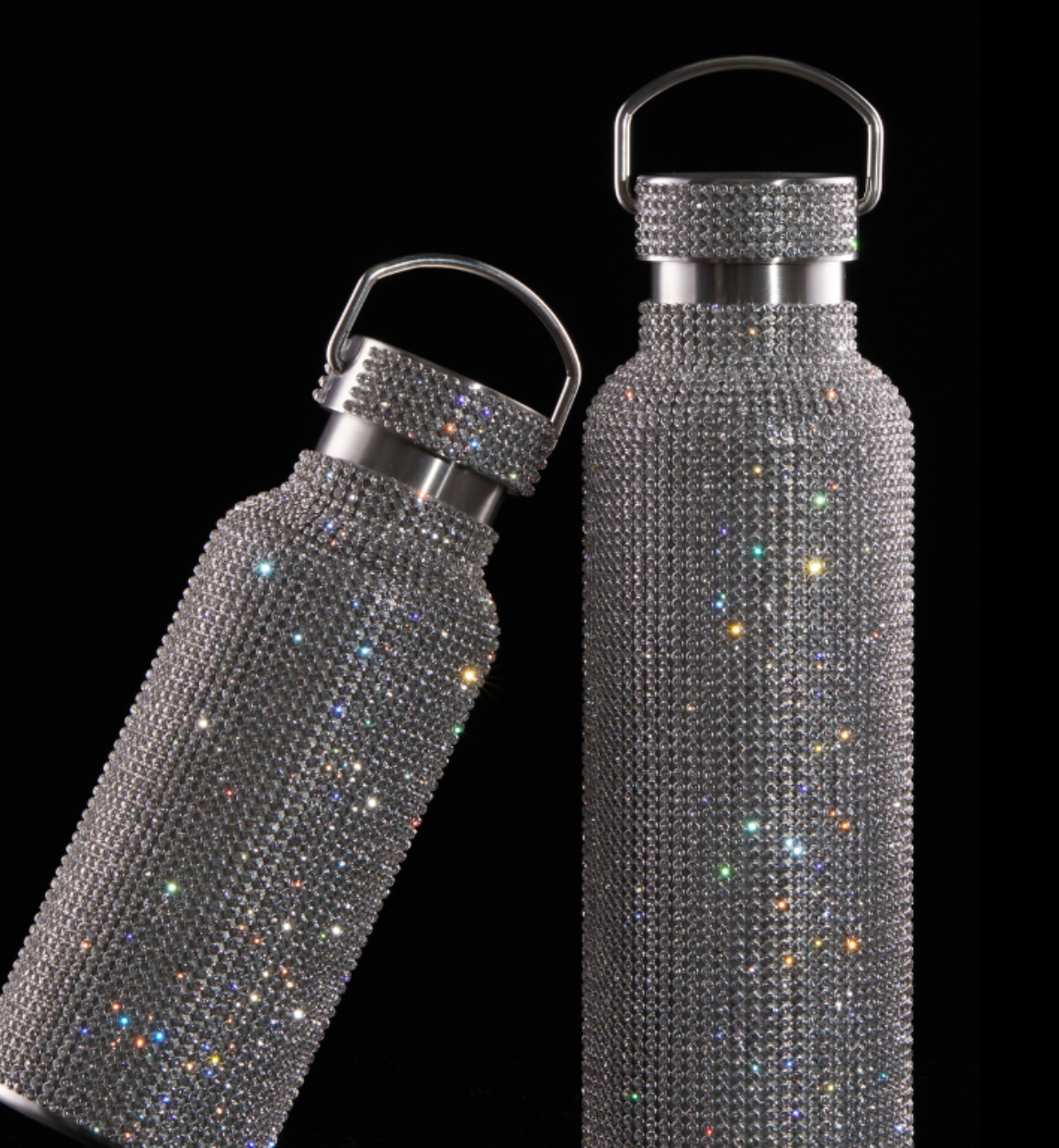 Crystal Water Bottle | Silver Sky 750ML/25oz – TOMO™ Bottle