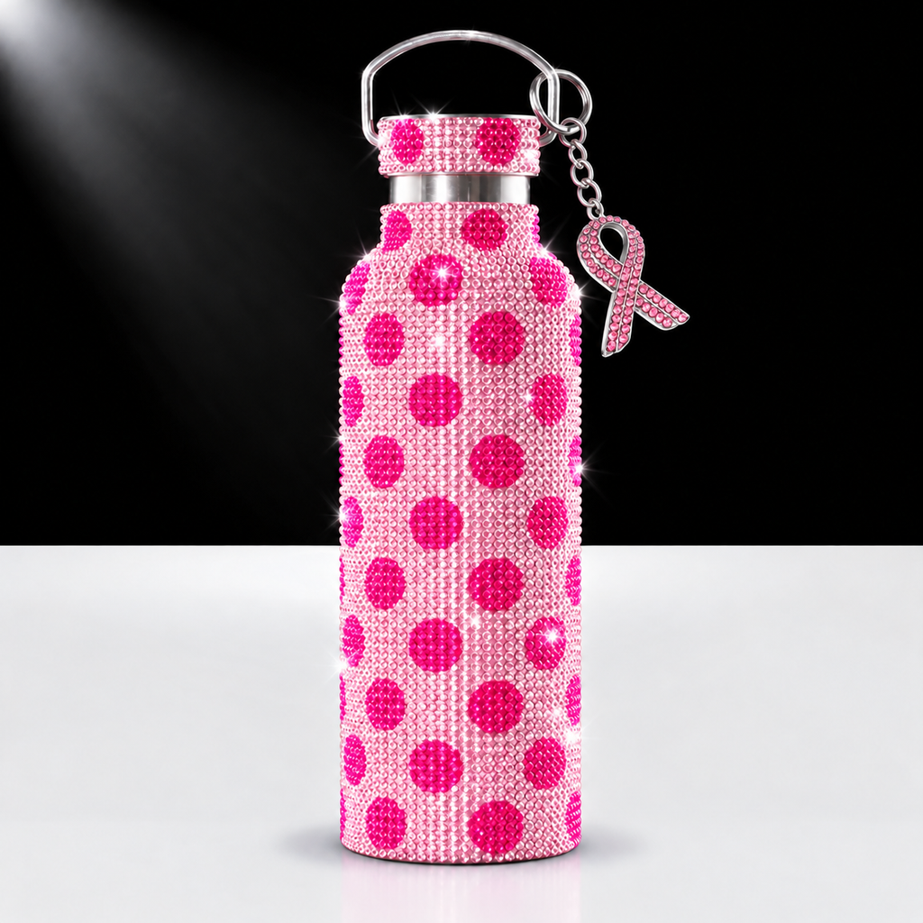 Crystal Water Bottle | Rainbow Zigzag Elite Classic 750ML/25oz
